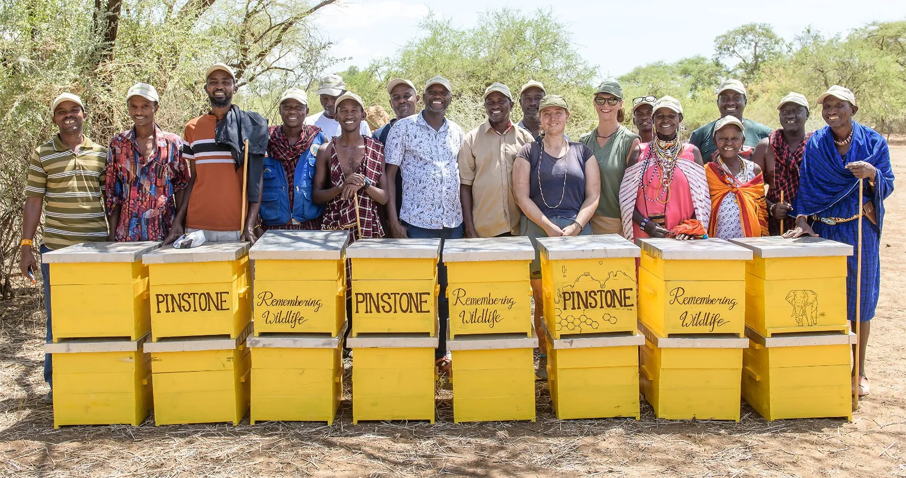 Pinstone buzzing on the back of the Kenyan B Corp adventure