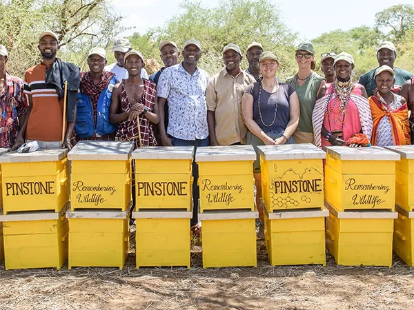 Pinstone buzzing on the back of the Kenyan B Corp adventure